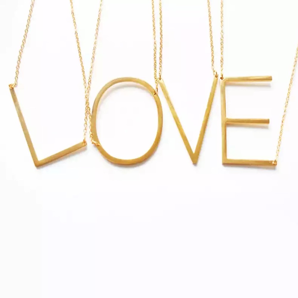Initial Letter Necklace